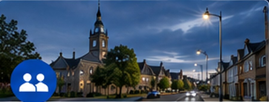 Town and parish street lighting